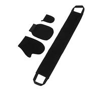 TARSHYRY Kit Aplicador de Manopla Autobronceadora, Guante Exfoliante para un Bronceado Perfecto, con Forro Impermeable, para el Hogar/fiesta en la Playa, Flocado/negro