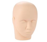 TARSHYRY Kit de Práctica de Extensiones de Pestañas Cabeza de maniquí de Silicona Profesional para Entrenamiento de Pestañas Aplicación de Maquillaje Técnicas de Masaje Estudiantes de