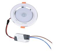 TARSHYRY Lámpara Empotrable de Techo LED de 9W con Sensor de Movimiento por Infrarrojos, Iluminación Moderna Regulable para Pasillos y Balcones (Luz cálida)