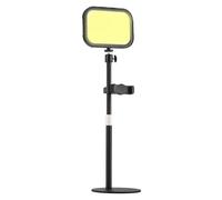 TARSHYRY LED Video Light Panel 12W Video Conferencia Zoom Reunión Fotografía Complete Soporte de Soporte Ajustable COMPUTADORA USB (1 Paquete)