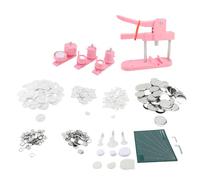 TARSHYRY Máquina para Hacer Botones, Prensa Manual con 100 Botones en Blanco y Accesorios para Insignias Personalizadas, Llaveros, Abridores de (25 mm/32 mm/58 mm (deslizamiento horizontal 3 en)