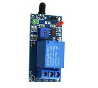 TARSHYRY Módulo de Sensor de Detección de Llama con Sensibilidad Ajustable para de Alarma contra Incendios, Salida de relé de 12 V CC, Compatible con Proyectos de Monitoreo de Seguridad