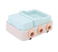 TARSHYRY Molde para Helados con Diseño de Camión, Ideal para Hacer Helados Caseros con Formas de Animales de Dibujos animados. Fabricado en Plástico y Silicona seguros. Fácil de U