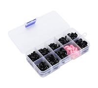 TARSHYRY Ojos de Plástico Narices, Muñecas de Felpa Ojos Plástico Najadas Muñecas Peluche Animales Peluche Animales Toy Plastic Eyes con Arandelas Accesorios con Arandelas (G)