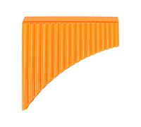 TARSHYRY Pan Flauta, Flauta Instrumento Pan C Clave con Cartón Cardboard Carry Bag para Niños Adultos C Key Tubos Instrumento Estudiante Estudi (ORANGE)