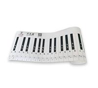 TARSHYRY Pegatinas de Teclado de Piano, Pegatinas de Nota de Piano de para Estudiante para Principiantes 88 Teclado Simulación de Herramienta de Práctica de Enseñanza