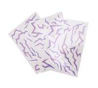 TARSHYRY Pegatinas Temporales de Anime para Cosplay, Color Morado Degradado Fluorescente que Brilla bajo la Luz, a Prueba de Manchas Dura de 3 a 5 Días, con Fácil Transferencia y