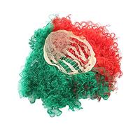 TARSHYRY Pelucas Coloridas, Peluca Ondulada con Flequillo de Cosplay Cabello Sintético con de Color Verde Corta y Halcosa Color Verde Rizado y Esponjoso para Fiestas Halloween