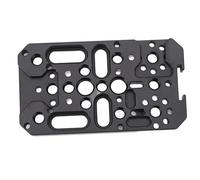 TARSHYRY Placa de Accesorios para Cámara de Aluminio con Roscas de 1/4" y 3/8", Soporte de Zapata Fría para Trípode, Base de Montaje Multifunción para Equipos de Fotografía