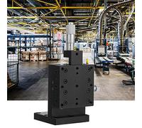 TARSHYRY Plataforma de Recorte, Mesa Deslizante Mesa Deslizante de Ajuste Fino de Etapa Manual, Guía de Rodillos Cruzados, Etapa Lineal para Posicionamiento de Precisión, Equipo de Prueba