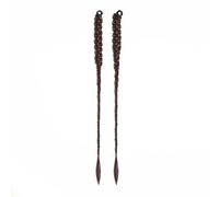 TARSHYRY Ponytail Wig Women Trenzas de Giro Elegantes Extensiones de Cabello Largo para Fiestas Fibra Sintética de Calor 32 Pulgadas 150G par (NBZ1005-2)