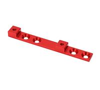 TARSHYRY Portabotellas de Agua Ajustable para Bicicleta con 4 Orificios de Montaje para una Fijación Segura del Cuadro (Cuatro Agujeros Rojos)