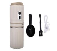 TARSHYRY Portátil, Mini Molinillo Eléctrico, Máquina de café de Viaje, para el Hogar, Oficina, Viaje, Material ABS, 7,5x25cm, 680g