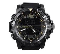 TARSHYRY Reloj Deportivo Digital, Calendario de Alarma de 2 Zonas Horarias, Cuenta Atrás, Retroiluminación LED, Correa de PU, Reloj de Pulsera para Hombres para Deportes y Uso Diario