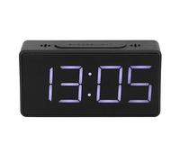TARSHYRY Reloj Digital, Relojes Electrónicos Simples LED Relojes de Cabecera de Cabecera de Cabecera con Función de Repetición para el Estudiante Uso del Hogar Descripción Estante de los (Black)