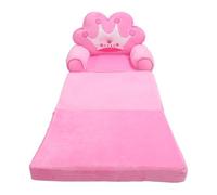 TARSHYRY Sofá Cama Convertible para Niños Pequeños, Sillón Abierto Abatible para Leer, Tomar una Siesta y Jugar, sofá Tumbona Ajustable de Tamaño Infantil (Pink)