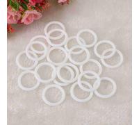 TARSHYRY Soporte de Chupete, 20pcs Pacificador CLIP Mam Pacificador CLIP SAFE O RINGS DULMY CAQUILLO CLIPS Adaptador para Pacificador de bebé (WHITE)