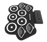 TARSHYRY Tambor Electrónico Portátil Roll Up For Kids Drum Practice Pad Midi Kit con Pedales Palabra (Enchufe de la UE)