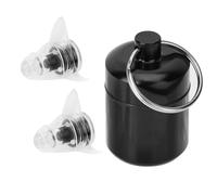 TARSHYRY Tapones para los Oídos Reducción de Ruido Premium 27dB Concierto Festival de Música Protección Auditiva para Músicos y Eventos en Vivo Silicona Suave Anti (BLACK)