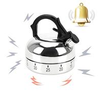 TARSHYRY Temporizador de Cuenta Atrás Mecánico, Alarma de 60 Minutos para Cocinar y Hornear en la Cocina (Colores Variados)