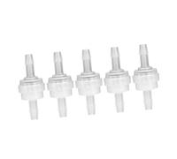 TARSHYRY Válvula de Retención, Válvula de Retención de Rociador 5 PPCS de en Línea de un Sentido, de de Plástico, de una sin Retorno de un Sentido para Tratamiento de Agua (5 mm)