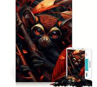 Tarsier, mi Amigo Divertido para Adolescentes, Rompecabezas de 1000 Piezas, diseño Relajante para Mejorar la Memoria, Arte de Pared para armar 50x75cm