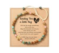 Tarsus Pulsera de corazón para mujeres y adolescentes, un pequeño abrazo que puedes llevar a mano, average, Piedra, Sin piedra preciosa