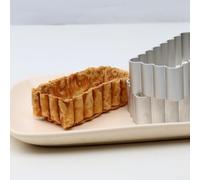 Tarta de crisantemo para molde para tartas de huevo y hojaldre de mantequilla con aleación de aluminio de grado alimenticio (A)