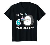 Tarta de cumpleaños de Sweet In My 6 Year Old Era, divertida y linda, con forma de gato y gatito Camiseta