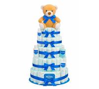 Tarta de paÑales Mustela XXL Magnum Azul MomentosGourmet