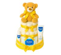 Tarta de pañales Osito MUSTELA Amarillo
