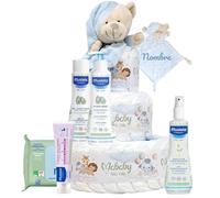 Tarta Pañales Mis Primeros Cuidados 42 Pañales Pingo Talla 2 Set Aseo Bebé Gel Champú Crema Hidra Bebé Agua Peinado Toallitas Dou Dou Osito Personalizado Regalo Recien Nacido Baby Shower