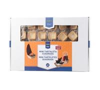 Tartaletas y Vol Au para Sorprender a Tus Invitados, Aperitivos Dulces y Salados. Ideal Para Fiestas, Cumpleaños, Aniversarios Eventos (Chef tartaleta dulce cuadrada 60 u. (total 1080 g))