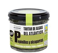 Tartar de Algas del Atlántico Bio Algamar 100g | Varias Variedades (Especias, Mostaza, Pepinillos y Alcaparras) | Veganos y Ecológicos (100 g, Pepinillos y Alcaparras)