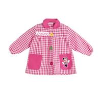 Tartas de pañales y más Babi/mandilón colegio. Personalizado con nombre. VUELTA AL COLE. Batas escolares. Regalos personalizados. Diferentes modelos a elegir (Minnie rosa)