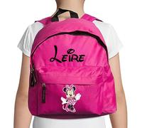 Tartas de pañales y más Mochila INFANTIL personalizada. Mochila infantil para el colegio. Personalizada con nombre. VUELTA AL COLE. Regalos personalizados. Diferentes modelos a elegir (Minnie rosa)