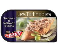 Tartinable de sardines et tapenade d'olives, 90 g