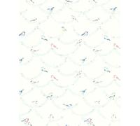 Tartine et Chocolat Papel pintado infantil Pájaros Tartine et Chocolat. Multicolor Variante única