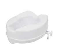 Taruor Asiento Elevado para Inodoro, 6 Pulgadas, 300 Libras, Asiento Elevado para Inodoro Resistente con Abrazaderas de Apriete, Blanco la Mayoría de los Inodoros (6 pulgadas sin tapa)