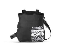 Taruor Bolsa de Tiza para Montañismo de Gran Capacidad con Compartimento para Teléfono, Diseño Ergonómico Escaladores, Bolsa Deportes Al Aire, Fondo Trapezoidal, Carbón (Pequeño Negro)