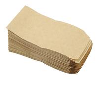 Taruor Bolsas de Semillas de Papel Kraft 100 Piezas Estilo Envoltura para el Maíz Arroz con Vegetales Almacenamiento Verduras Girasol (6 * 11 pegamento)