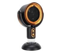 Taruor Campana Extractora Compacta Recargable, Extractor de Humo de 2 Velocidades para Cocinar en Interiores, Cómoda Campana Extractora Escritorio para Dormitorios, Eliminador Humo, Reuniones (Oro)