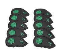Taruor Cubiertas de Hierro de Golf Set 10pcs 4-9 A P S X Clubs PU Soft Clover Pattern Charravers para Viajar (#1)