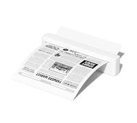 Taruor Impresora Térmica Bluetooth, Compacta Portátil 56mm 77mm 107mm 210mm 216mm Línea Térmica, Batería Recargable USB BT2.0 BT4.0 (Blanca)