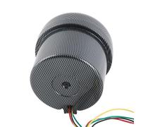 Taruor Luz de Ajustable, Tacómetro de Fibra de Carbono ABS de Alta Precisión para Motores de 4 6 8 Cilindros 0-8000 RPM, Fácil de Instalar con Pantalla a Color, Ideal para Medición de (Multicolor)
