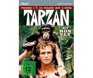 Tarzan, Vol. 1 / 16 Folgen der Kultserie mit Ron Ely (Pidax Serien-Klassiker) [DVD]
