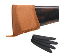 Tas Trost Amortiguador de cuero para rifle de caza,Protector de pistón escopeta (marrón gamuza)