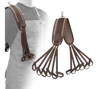 Tas Trost Correa de lona para colgar el juego de pato de caza, 12 gotas, para aves acuáticas, ganso, bolsa para pájaros (café)