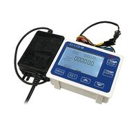Tasa de flujo de líquido de agua, volumen con pantalla digital, controlador cuantitativo, contador de litros, tasa de visualización total