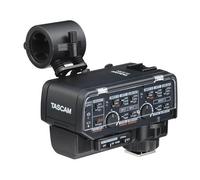 Tascam Adaptador de micrófono CA-XLR2d AN XLR Cámaras con transmisión de audio analógica
